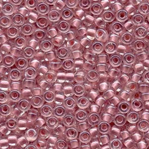 Pearlized Pink inside dyed Miyuki 6/0 Seed Beads, 20g approx. approx. colour 4606 Pearlized Pink inside dyed Miyuki 6/0 Seed Beads, 20g approx. approx. colour 4606