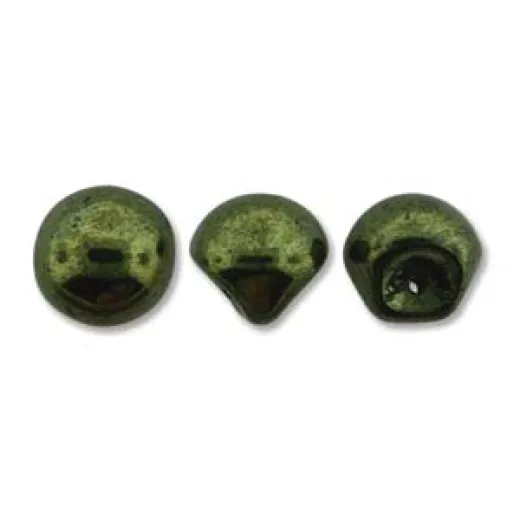 Jet Red Luster Mushroom Bead 9x8mm - 30 beads Jet Red Luster Mushroom Bead 9x8mm - 30 beads