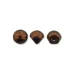 Jet Bronze Mushroom Bead 9x8mm - 30 beads Jet Bronze Mushroom Bead 9x8mm - 30 beads