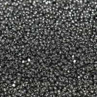 15/0 Charlottes,Crystal Full Chrome , Approx. 5g
