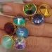 14mm Gold Ring Blank with Mystery Swarovski 14mm Rivoli! 14mm Gold Ring Blank with Mystery Swarovski 14mm Rivoli!