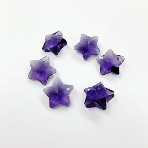 12mm Crystal Amethyst Star 12mm Crystal Amethyst Star