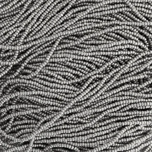 13/0 Charlottes, Metallic Gunmetal Terra Dyed, approx.12g 13/0 Charlottes, Metallic Gunmetal Terra Dyed, approx.12g