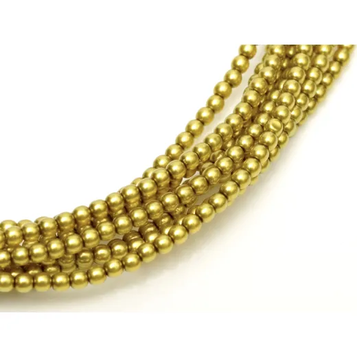 Pear Green Shiny 2mm Glass Pearls, Approx 150 Beads Pear Green Shiny 2mm Glass Pearls, Approx 150 Beads