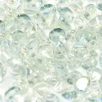 Blue Rainbow 4mm Button beads - pack of 50