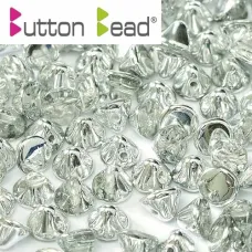 Crystal Labrador 4mm Button beads - pack of 50
