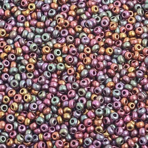 Shiny Copper AB, Size 10/0, 22g Shiny Copper AB, Size 10/0, 22g