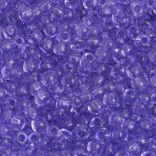 Transparent Tanzanite, Size 6/0, 22g Transparent Tanzanite, Size 6/0, 22g