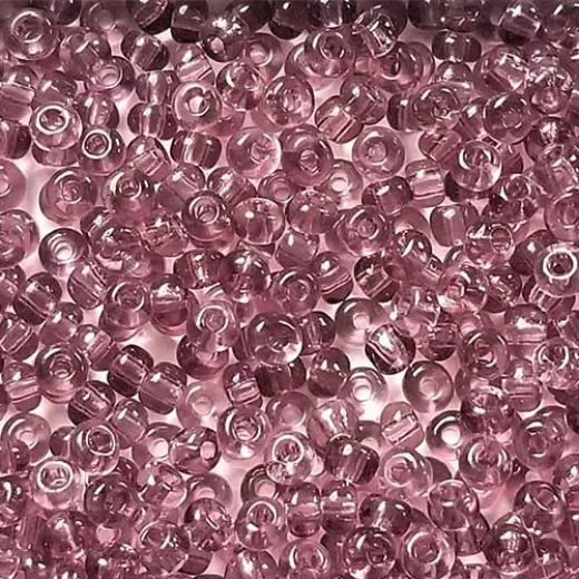 Transparent Amethyst, Size 8/0, 22g Transparent Amethyst, Size 8/0, 22g