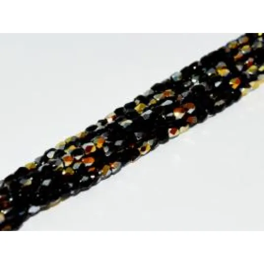 2mm Jet Marea Fire polished Beads 150pcs 2mm Jet Marea Fire polished Beads 150pcs