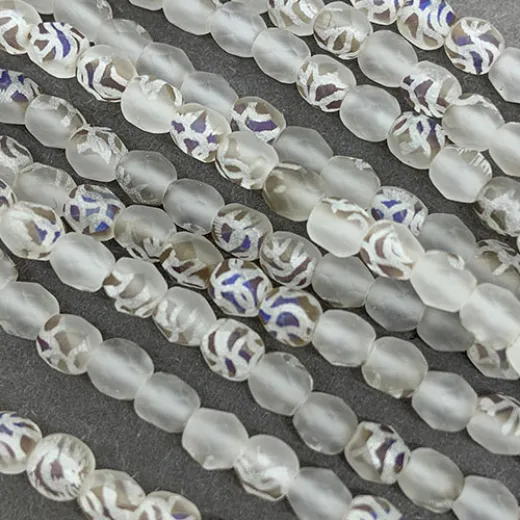 4mm Masked Crystal Firepolished, 10 Beads 4mm Masked Crystal Firepolished, 10 Beads