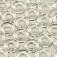 Crystal 9mm Glass Rings, 10 pieces