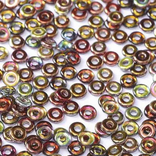 Crystal Magic Wine O Beads 1 x 3.8mm pack of approx. 6gm