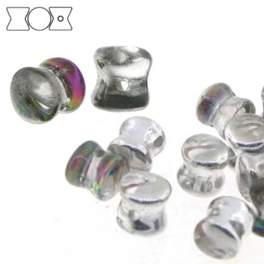Pellet Beads Crystal Vitrail Green 4x6mm 50 pieces Pellet Beads Crystal Vitrail Green 4x6mm 50 pieces
