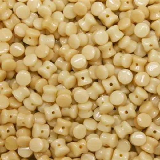 Pellet Beads Ivory 4x6mm 50 pieces Pellet Beads Ivory 4x6mm 50 pieces