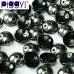Jet Chrome Piggy Beads - Pack of 30 Jet Chrome Piggy Beads - Pack of 30