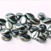 Jet Dark Grey Luster Pip Beads - 50pcs