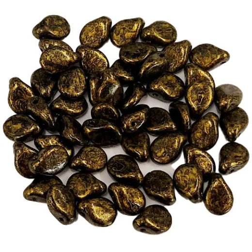 Jet Green Luster Pip Beads - 50pcs Jet Green Luster Pip Beads - 50pcs