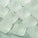 12mm Twin Hole Pyramid Beads, Crystal Matted, Pack of 5 12mm Twin Hole Pyramid Beads, Crystal Matted, Pack of 5