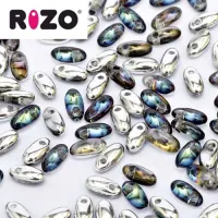 Bermuda Blue Rizo Beads - Approx 20grms