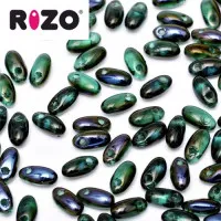 Emerald Azuro  Rizo Beads approx. 20gm