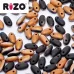 Jet Sunset Matted Rizo Beads approx. 20gm Jet Sunset Matted Rizo Beads approx. 20gm