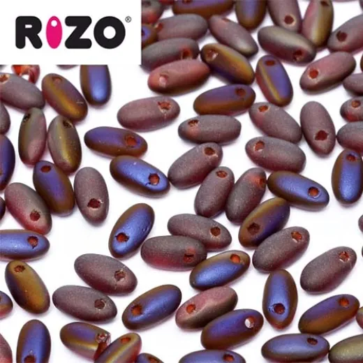 Red Azuro Matted Rizo Beads approx. 20gm Red Azuro Matted Rizo Beads approx. 20gm