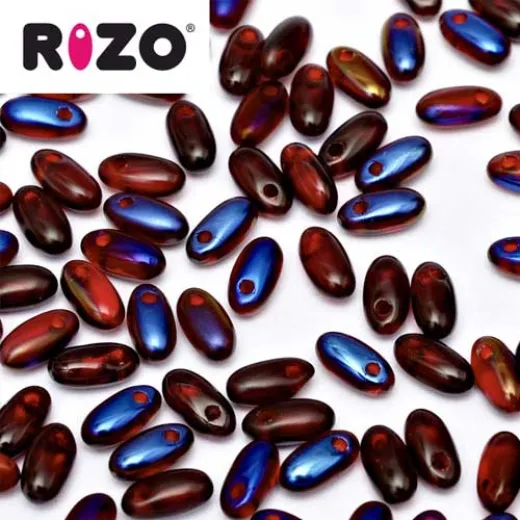 Red Azuro Rizo Beads, 20 Gram Bag Red Azuro Rizo Beads, 20 Gram Bag