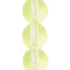 Transparent Jonquil 4mm Fire polished beads, string of  50 beads