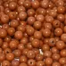 Chalk White Red Gold Luster 6mm Beads, 20 Pcs Chalk White Red Gold Luster 6mm Beads, 20 Pcs