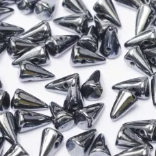 Hematite Baby Spikes - 5x8mm - 30pcs
