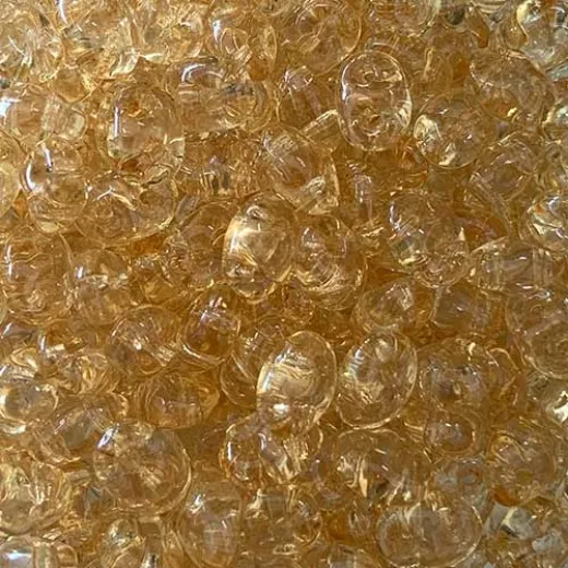 Crystal Orange Luster Superduo, Approx 10 Grams Crystal Orange Luster Superduo, Approx 10 Grams