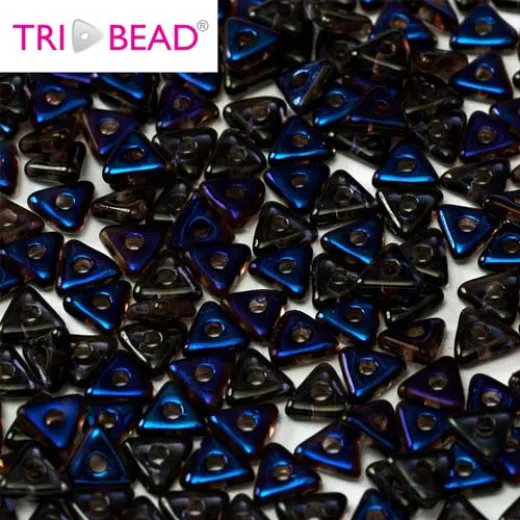 Tri-bead 4 mm Amethyst Azuro - 3g approx. Tri-bead 4 mm Amethyst Azuro - 3g approx.