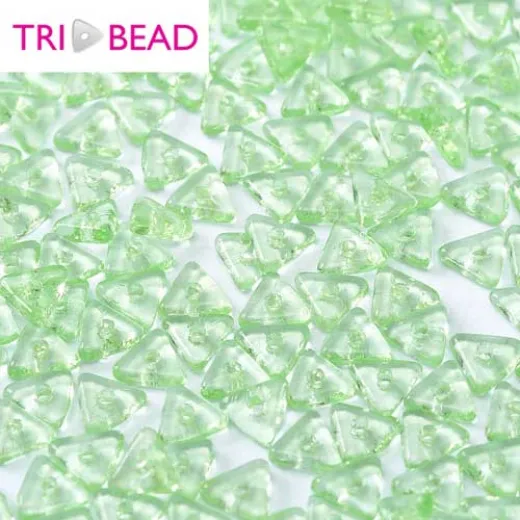 Tri-bead 4 mm Peridot - 3g approx. Tri-bead 4 mm Peridot - 3g approx.