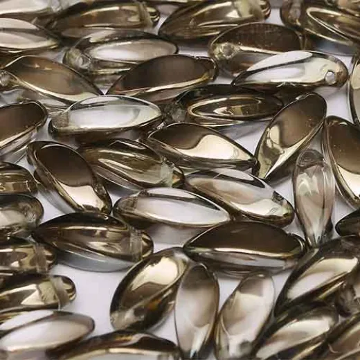 Twist Beads, 6x12mm, Crystal Chrome, 25 beads Twist Beads, 6x12mm, Crystal Chrome, 25 beads