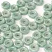 Chalk White Teal Luster 6mm Wheel Beads Approx 5gm Chalk White Teal Luster 6mm Wheel Beads Approx 5gm