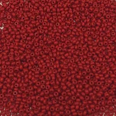 Medium Dark Red Opaque, Size 11/0, 22g