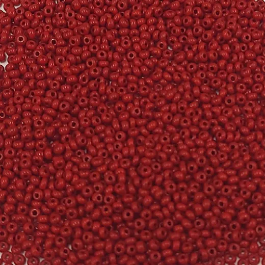 Medium Dark Red Opaque, Size 11/0, 22g Medium Dark Red Opaque, Size 11/0, 22g