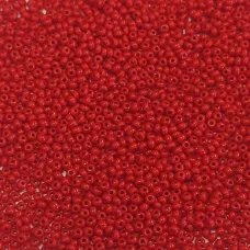*Special Offer* Opaque Medium Red Czech Seed Beads, Size 11/0, 500g