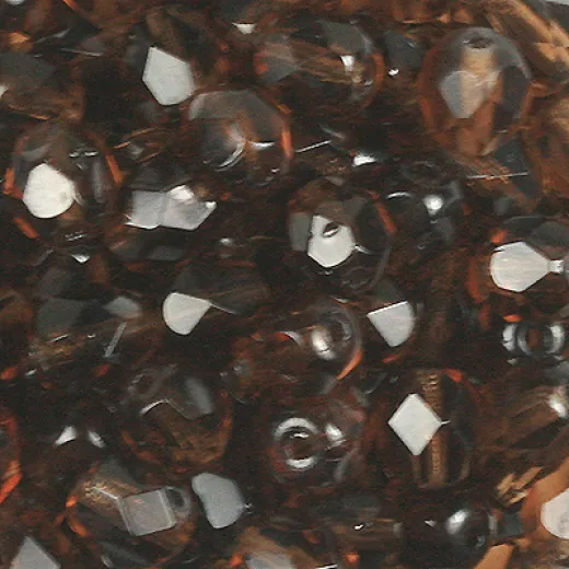 8mm Czech Fire Polished Beads, Transparent Smoke Topaz, 25 Beads 8mm Czech Fire Polished Beads, Transparent Smoke Topaz, 25 Beads