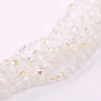 2mm Crystal AB Firepolished Beads 150pcs