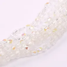 2mm Crystal AB Firepolished Beads 150pcs