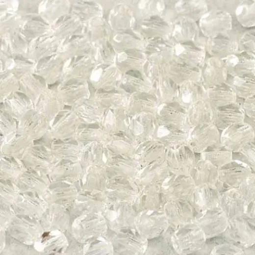 Crystal 4mm Firepolished beads, 120pcs approx.