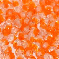 4mm Almost Hyacinth, half coated 4mm Firepolished beads, 120pcs approx.