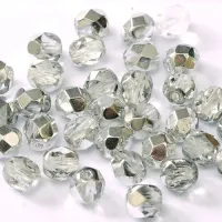 3mm Crystal Labrador  Fire polished, 120 pcs of loose Beads