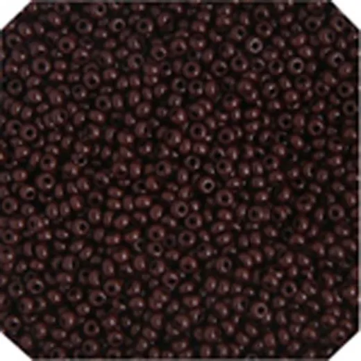 Opaque Dark Brown, Size 10/0, 22g Opaque Dark Brown, Size 10/0, 22g