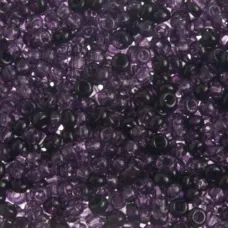 Transparent Amethyst Mix, Size 10/0, 22g