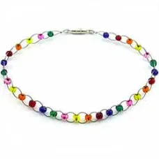 Rainbow Anklet, A Free Pattern From Beadalon