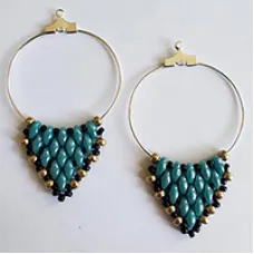 Super Duper Hoops, a Free Pattern by Leslie A. Pope
