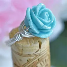 Rose Wire Wrapped Ring, a Free Pattern by Sara Ellis for Beadalon